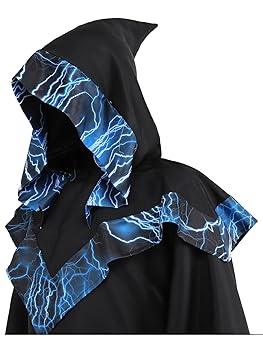 Amazon.com: GRAJTCIN Mens Wizard Costume Adult Sorcerer Robe